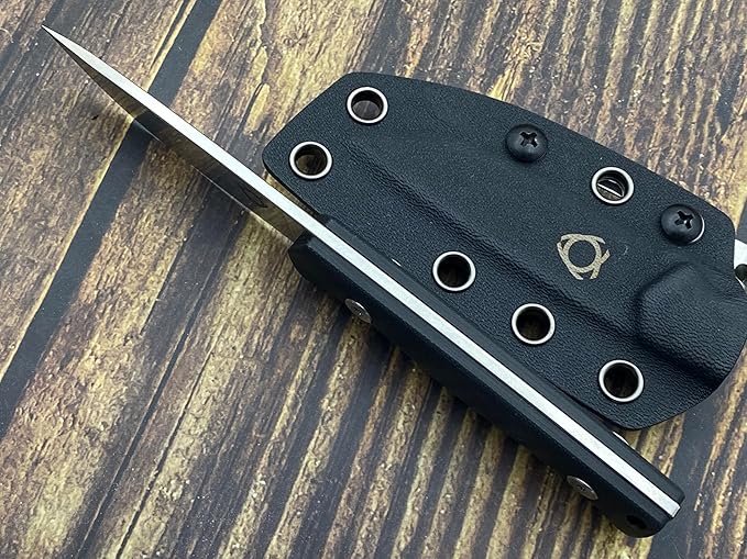 TWO SUN SixLeaf SL-41-G10 Micro Fixed Blade Knife M390 Steel G10 handle Belt Sheath EDC Mini Tool