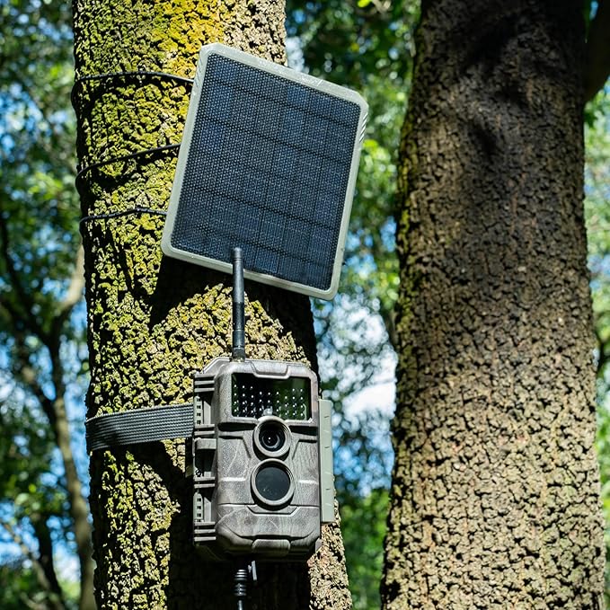 GardePro SP300 Solar Panel for Trail Cameras 3.5W Solar Charger for E6 2.0 Pro E8 2.0 Pro R3 Pro X60 Pro Max X66 Pro &amp More