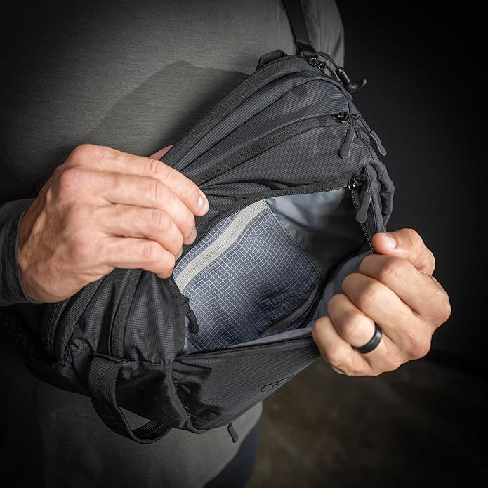 Eberlestock Fade Sling Pack - EDC Crossbody Sling Backpack - Ambidextrous Access to All Compartments - Quick Access
