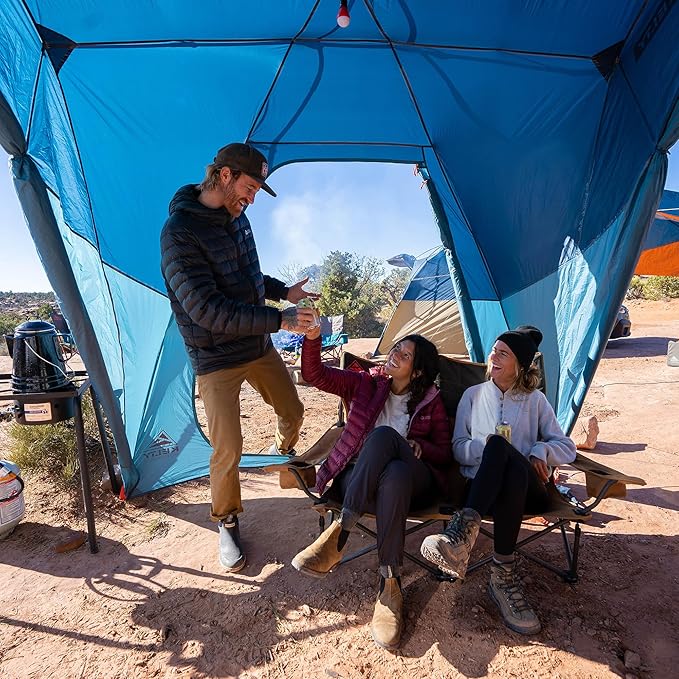 Kelty Highroads Overlanding Shelter - Universal Mount Car Camping Tent with Large Zippered Entry Aluminum Frame Adjustable Walls and Windows UV Protection Rainproof Stuff Duffel Included 2024