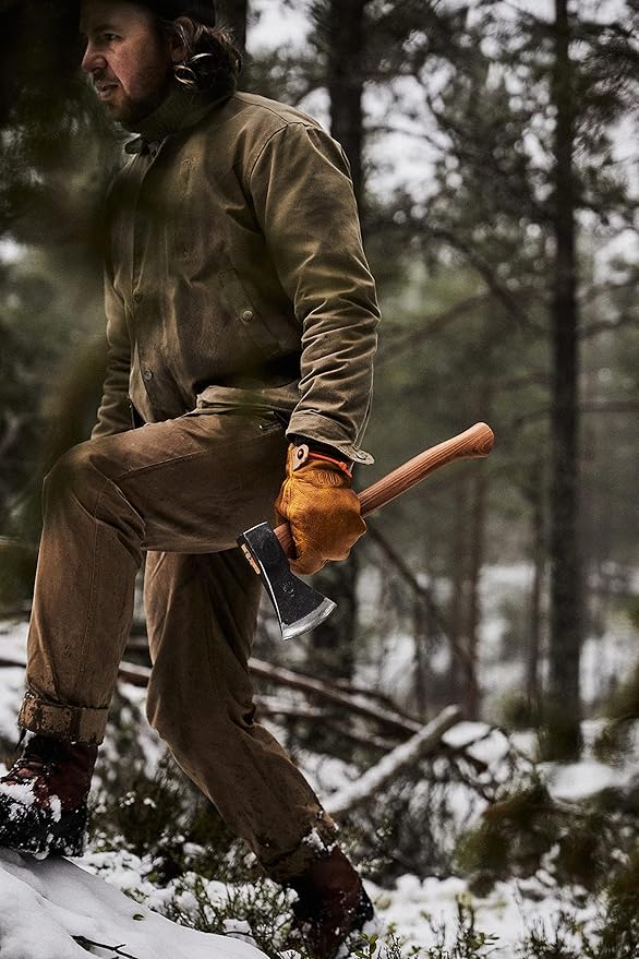 1844 Helko Werk Germany Traditional Rheinland - Made in Germany Compact Lightweight Axe for Backpacking Camping Long Hatchet - Head 1.5 lbs Handle 20 in. (Rheinland Pack Axe) #11327