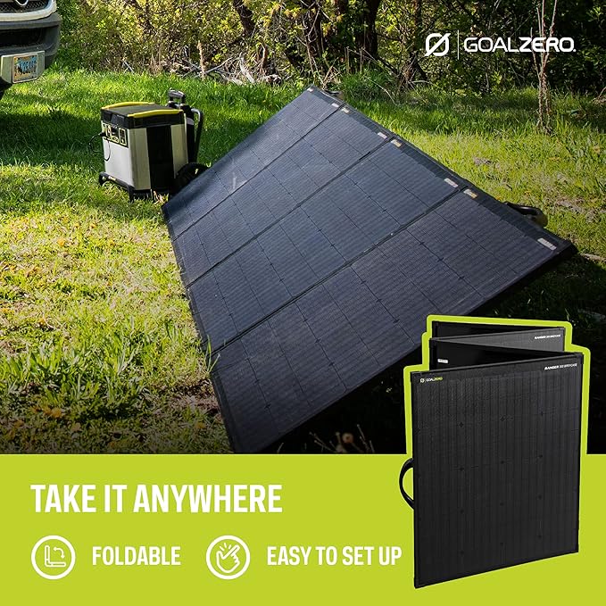 Goal Zero Ranger 300 Briefcase Solar Panels Portable 300-Watt Solar Panels Flexible Solar Panel for Outdoor Charging Station