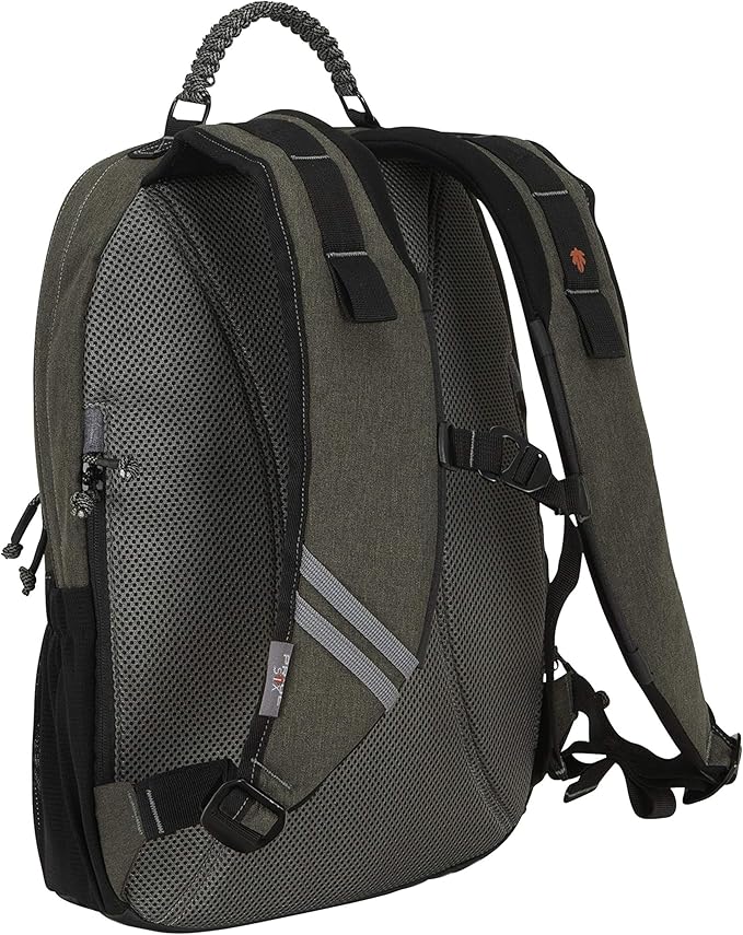 Allen Company Pride6 Camp Pack with Laptop and Pocket Multiple External and Internal Pockets No Rub Neck Panels 17 Inch/1607 Cubic inches / 26 L Green