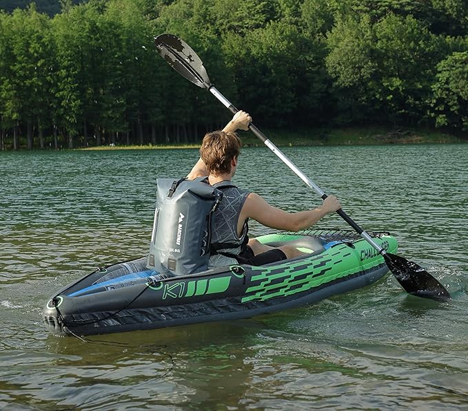 MARCHWAY Roll Top Waterproof Backpack Floating Dry Bag 20L/30L/45L with Ergonomic Rectangular Base Cushioned Back Hip Strap for Hiking Camping Kayaking Travel (Grey 30L)