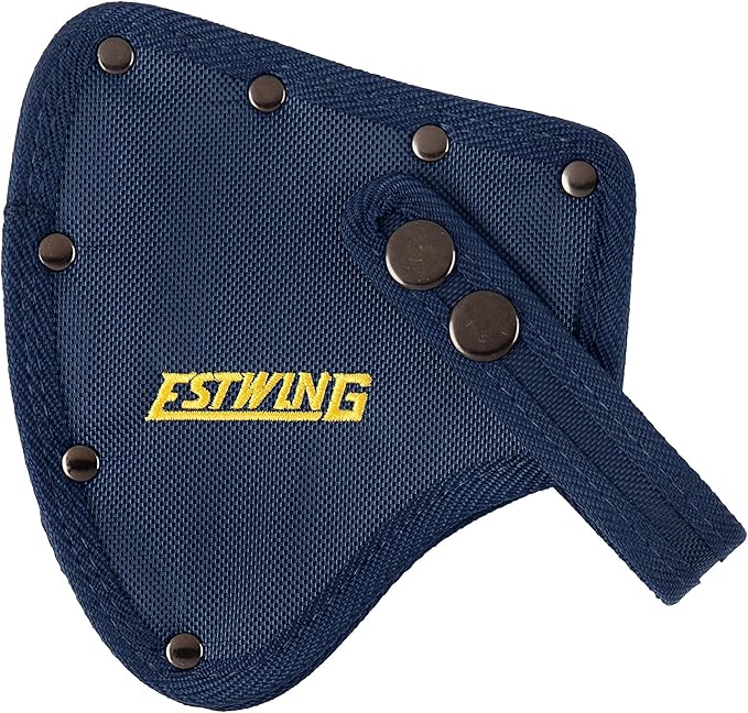 Estwing E6-25A Estwing 14 Blue Camper's Axe &amp E45A ES45A Fixed BladeHunting KnifeOutdoorCamping 26 Blue