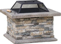 Christopher Knight Home Crestline Outdoor Fire Pit Natural Stone