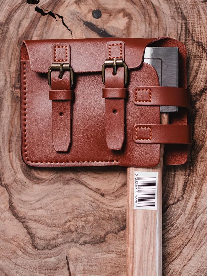 WATL Universal Axe Head Sheath - Premium Protection for Your Axe Blade - Durable Adjustable and Secure Fit - Ideal for Outdoor Enthusiasts and Axe Throwers