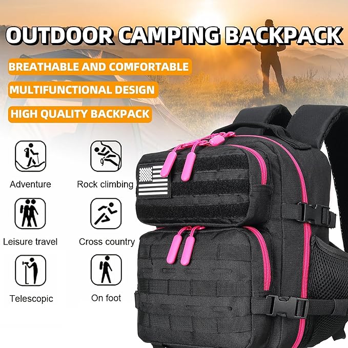 9L Mini Tactical Backpack for Men and Women Tactical Backpack Small for Hiking Small Tactical Bag Fitness Pack