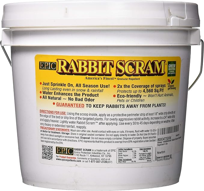 Rabbit Scram Organic Granular Repellent 6 lb