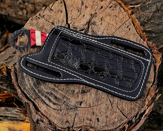 Cow Boy Knife Hand Forged Steel Bull Cutter Knife with Sheath Best Gift for Girl Friend and Boy Friend.