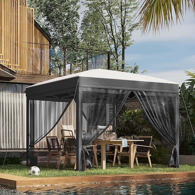 10x10 Pop-Up Gazebo with Sidewalls