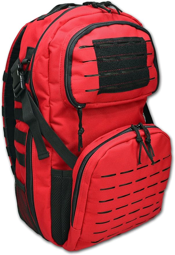 Lightning X Premium Tactical Medic Backpack w/Modular Pouches &amp Hydration Port
