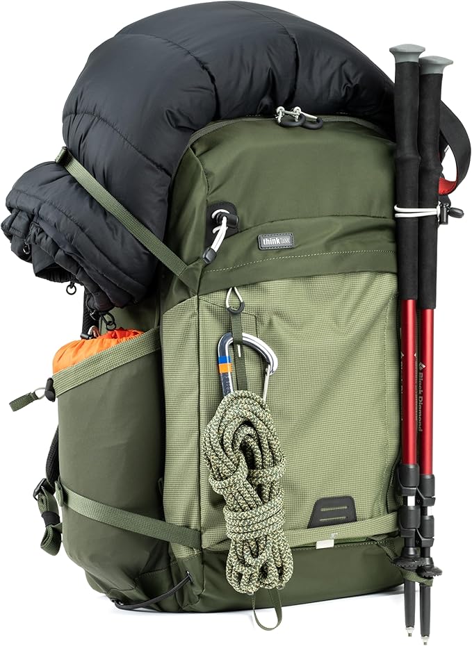 Think Tank BackLight 36L Camera Daypack Backpack for DSLR Mirrorless Photography and Video - Montane Green
