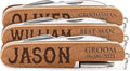 Set of 3 - Personalized Groomsmen Gift for Wedding Custom Multitool Groomsmen Proposal Gift Solid Wood Laser Engraved Multi Tool -Free Engraving