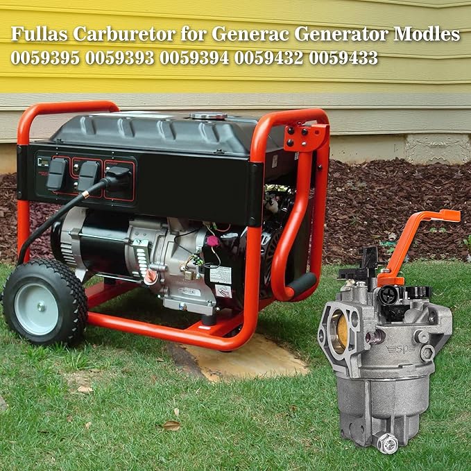 fullas SP Generator Carburetor for Generac GP5500 GP6500 GP6500E OEM Part 0J58620157