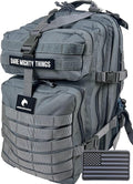 AMERICANPHOENIX 45L Elite Tactical Backpack | 3X Stronger Work &amp Military Backpack | Water Resistant and Heavy Duty | 3 Day MOLLE Bug Out Bag (Arctic Grey)