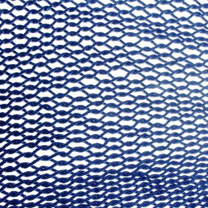 NOVICA Blue Cotton Mayan Hammock from Mexico 'Uxmal Navy'