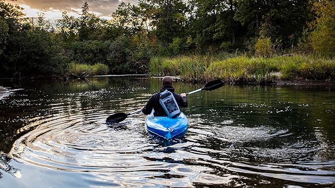 Piscifun Dry Bag Waterproof Floating Backpack 10L/20L/30L/40L with Waterproof Phone Case for Boating Kayaking Fishing