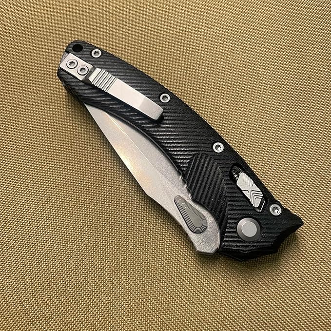 Outdoor Pocket knife M390 Blade with G10 Handle Folding knives Ram-Lok for Camping Hiking Survival EDC Tools
