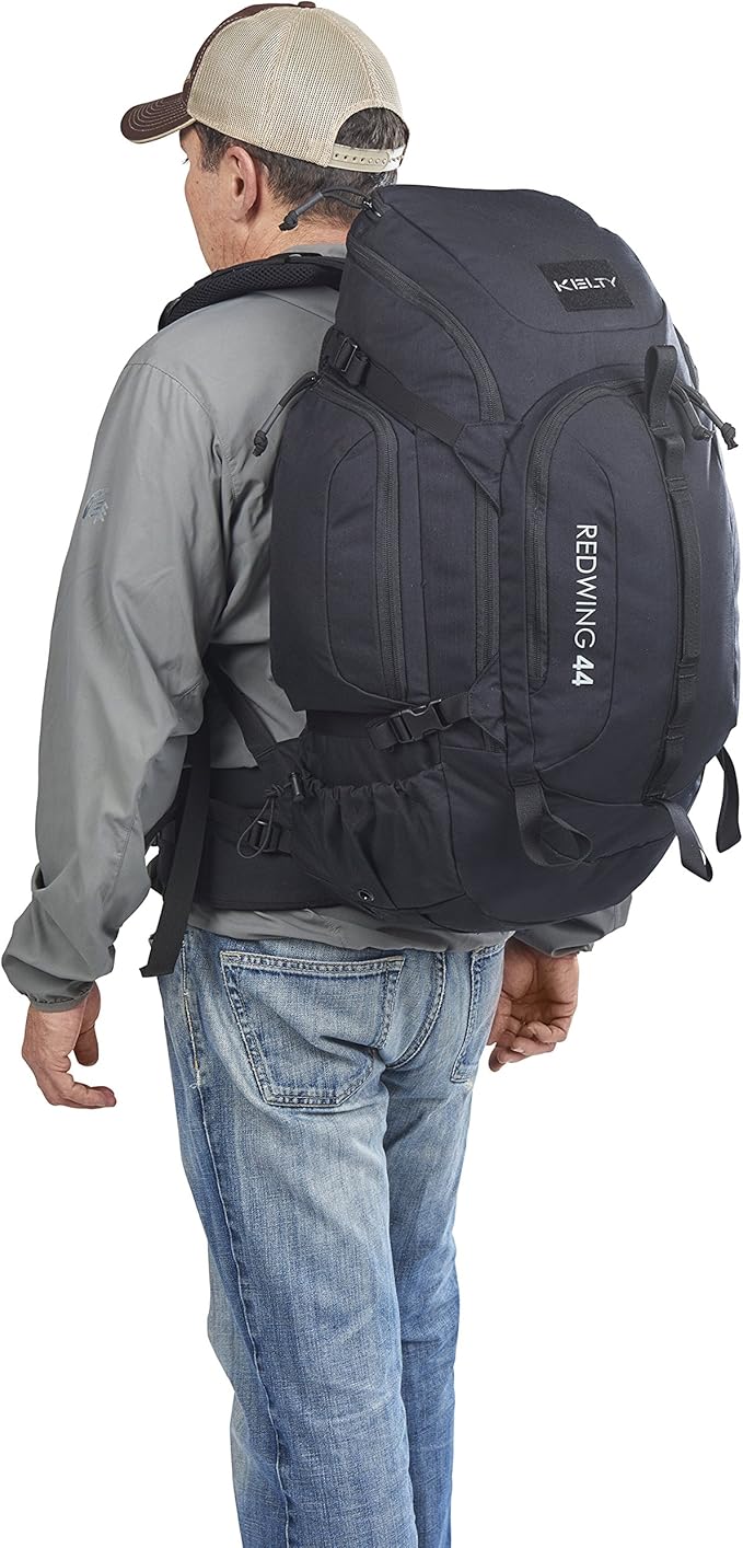Kelty Redwing Tactical Backpack - Built to Military Specification Army Backpack Durable &amp Strong Built to Last Aluminum Stays Ideal for Military Police Outdoors Hiking or Bug Out Bag | Black