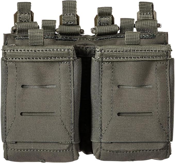 5.11 Tactical Flex Double AR Mag Pouch 2.0 - Versatile Flex-HT Mounting Holster Concealed Retention Waterproof Straps 1 SZ Style 56754ABR