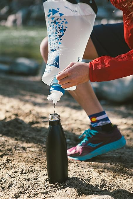 Katadyn BeFree 3.0L Water Filter Fast Flow 0.1 Micron EZ Clean Membrane for Personal or Small Group Camping Backpacking or Emergency Preparedness (8019640)