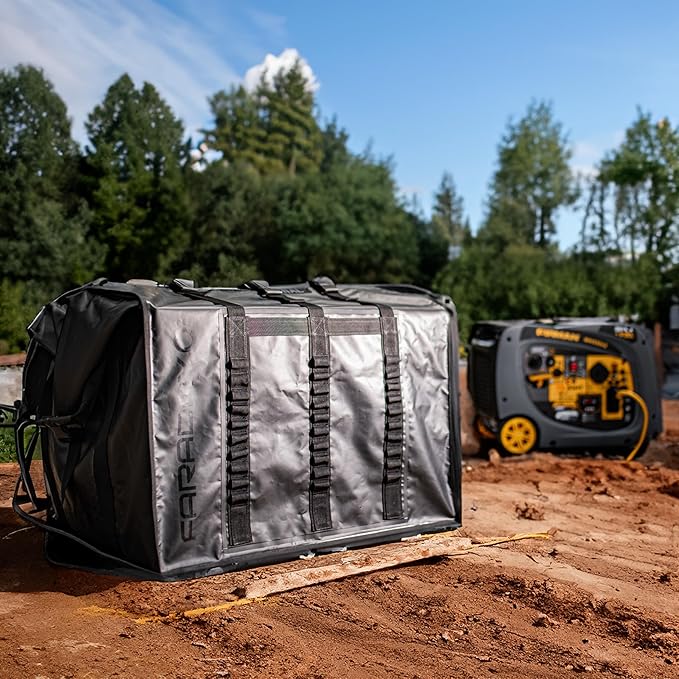 Faraday Generator Dry Bag | EMP Protection | Waterproof Cover | Fits Mid-Size Generators | Heavy Duty Material | MOLLE Webbing | Supported Base Structure