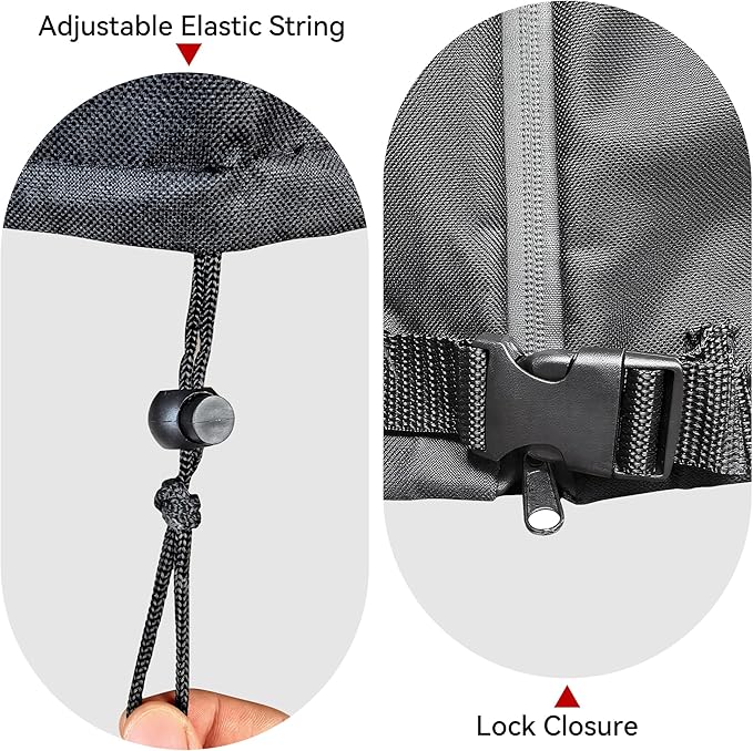 32L x 24W x 24H Generator Tent Cover While Running Heavy Duty Outdoor Generator Covers Shed for Most Generators Up to 15000 Watt OutsideAll-Weather ProtectionBlack
