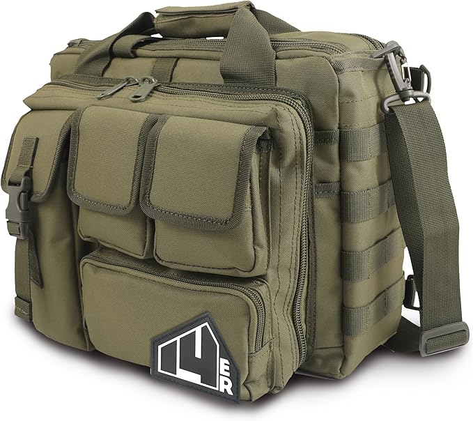 Gun Range Bag | Custom Pistol Range Bag Gun Range Bags for Handguns and Ammo | Shooting Bag Ammo Bag for Range Pistol Bag Handgun Bag | Firing Range Bags Shooting Gun Bag