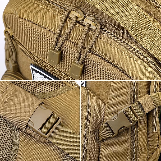 G4Free EDC Bag Tactical Sling Bag Backpack Molle Chest Shoulder Assault Pack Rectangular Outdoor Daypack
