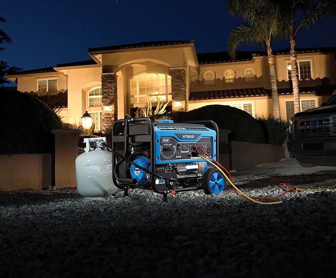 Pulsar 5250W Dual Fuel Portable Generator with Switch and Go Technology PG5250B