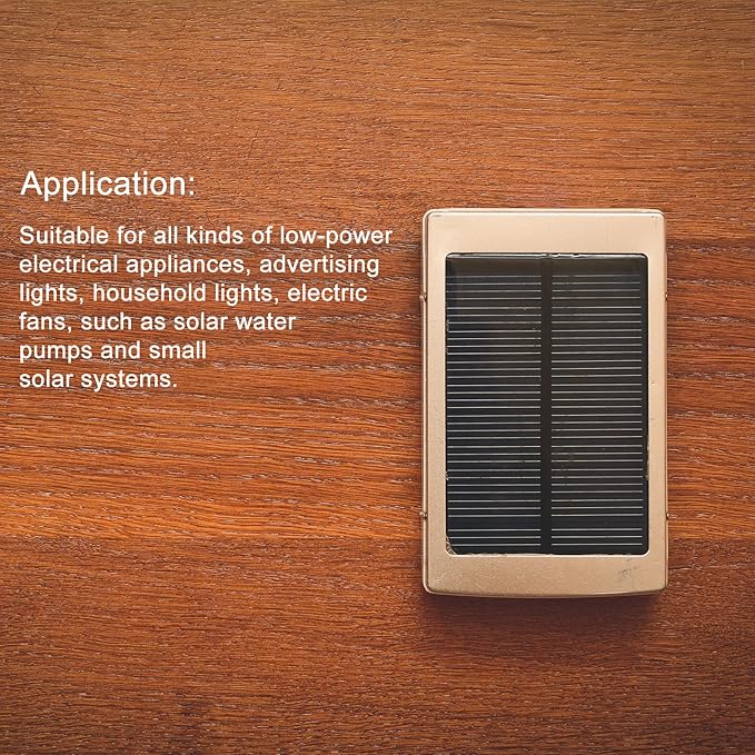 DMiotech 5 Pack 5V 1.2W 110mm x 69mm Mini Solar Panel Cell for DIY Electric Power Project