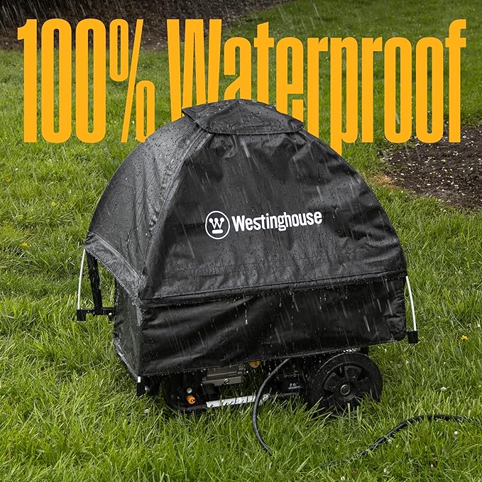 Westinghouse WGenTent Generator Running Cover for Open Frame GeneratorsBlack