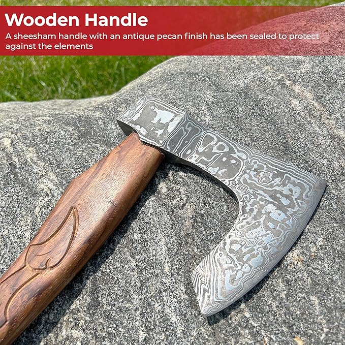 MedievalDepot Hand-Forged Viking Norse and Survival Axes (Hunt for Life Medium)