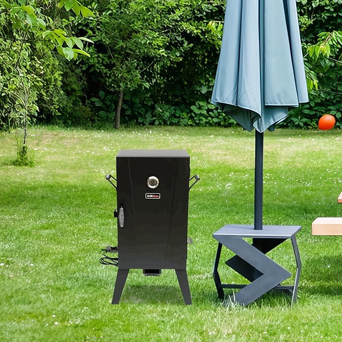 Grill Boss Electric Pellet Smoker Vertical BBQ with Digital Controls Black