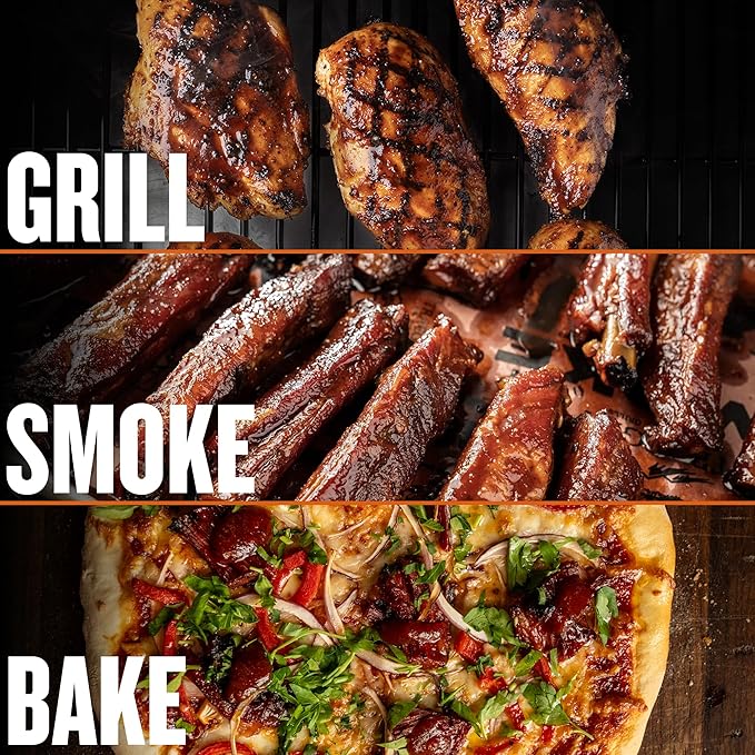 Traeger Grills Woodridge Electric Wood Pellet Grill and Smoker Wi-Fi Temperature Control up to 500 Degrees 860 Sq. In. Cooking Capacity 6-in-1 for Outdoor Grilling Smoking and BBQ TFB86MLH