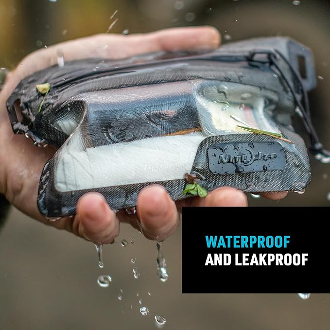 Nite IZE Runoff Waterproof Wallet - Dry Pouch for Tough Trusted Protection - Waterproof Wallet for Beach Trips &amp Outdoor Activities - Tested Dustproof and Waterproof to IP67