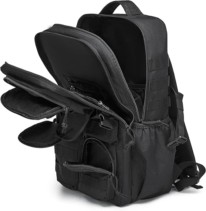 Wotony Tactical Backpack - Military waterproof backpack with multiple pockets and tactical gear for the outdoors (Gray Maple Leaf 35L)