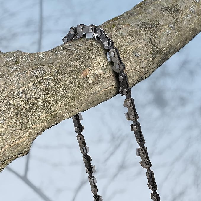 CAMILLUS 20 High Limb Durable Easy-to-Use Outdoor Branch Chain Saw with Weighted Handle &amp Carrying Pouch | Dual-Directional Cutting Action Black