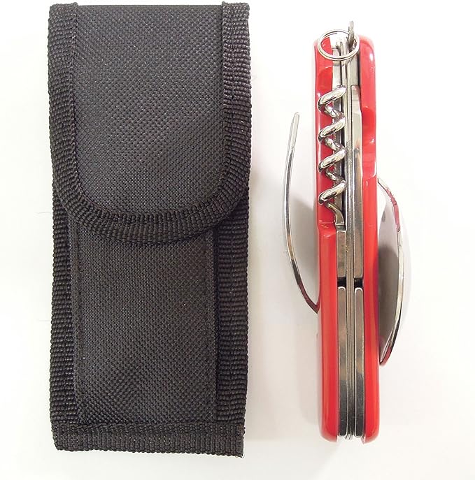 Adventure Club (BOHKEN CLUB) 7 Red with Virtue Spoon and Fork with The Knife case L-16