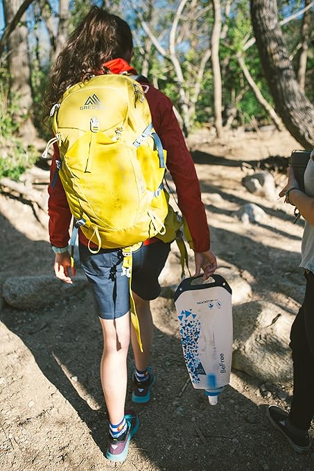 Katadyn BeFree 3.0L Water Filter Fast Flow 0.1 Micron EZ Clean Membrane for Personal or Small Group Camping Backpacking or Emergency Preparedness (8019640)