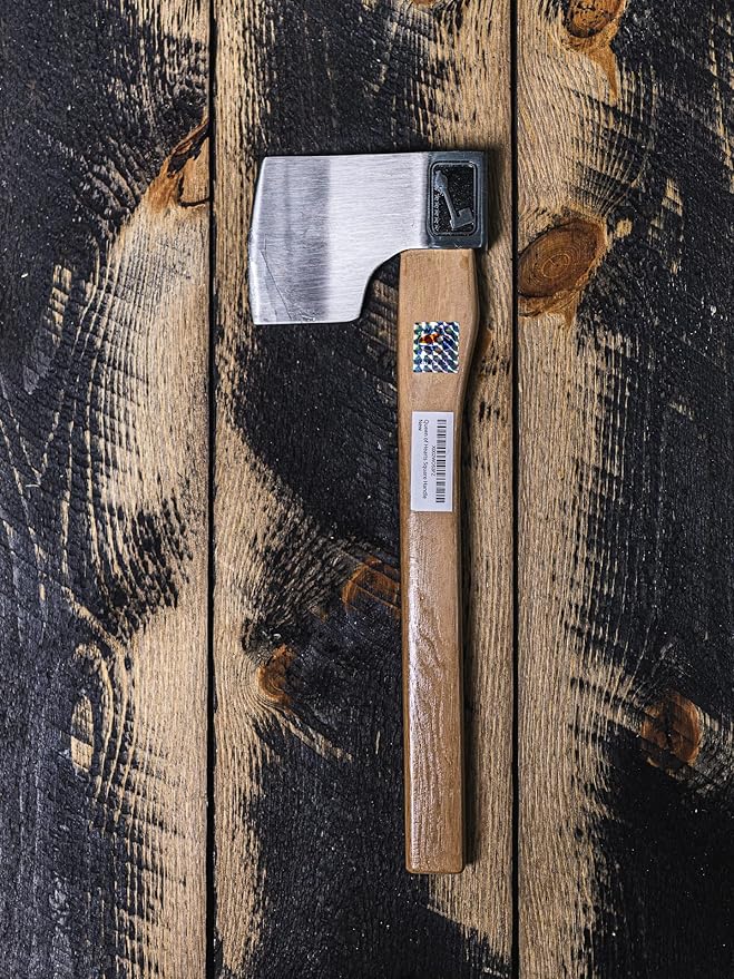 Queen of Hearts Throwing Axe: World Axe Throwing League Premium Competition Throwing Axe WATL Throwing Hatchet with Square Hickory Wooden Handle (Square Handle)