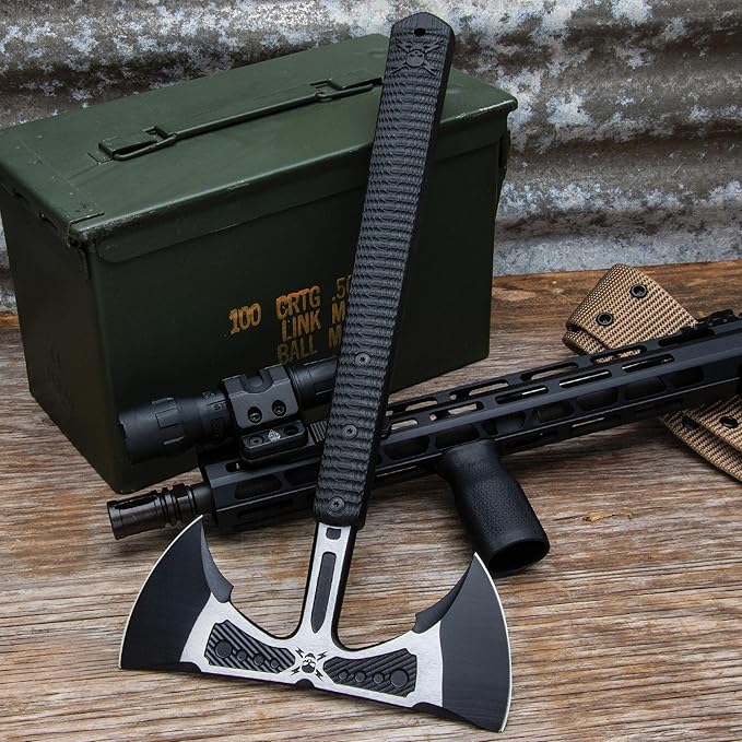 Liberator Double-Headed Infantry Tomahawk Axe and Sheath