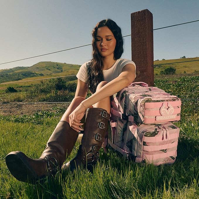 WOLFpak 35L Meal Prep Management Backpack (Realtree APX Flushing Pink) | Easily Store &amp Organize Food Storage Containers w/Built-In Lunch Box Cooler Travel Insulated Bag
