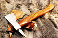 Hand Forged Steel Axe Viking Tomahawk Spikes Hawk Axe Combat Tactical Axe Head