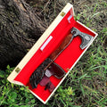 SS SMART &amp SHARP SPORTS INC Custom Handmade High Carbon Steel Viking Axe Real HatchetGift for hIm19 inches SS-17612 with Wooden Box