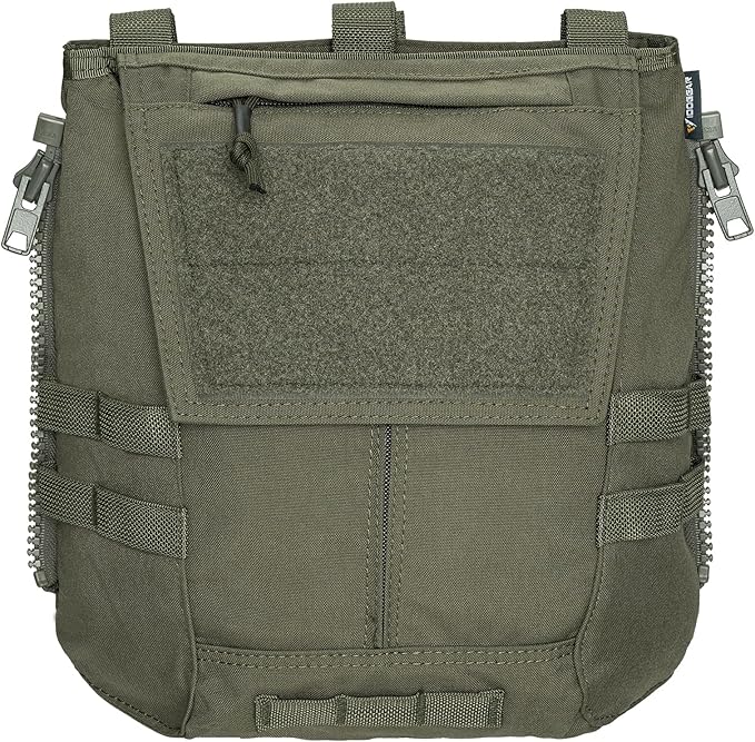 IDOGEAR Tactical Zip-on Panel Pouch Military Backpack Vest Accessory Bag for CPC AVS JPC2.0