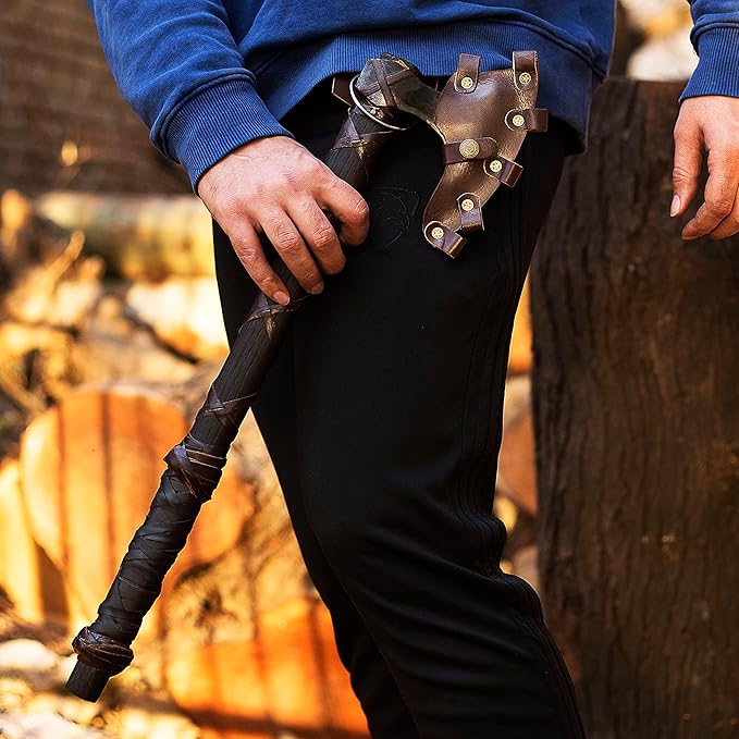 Ragnar Viking Axe Ragnar Lothbrok Viking Hatchet Pagan Axe Berserker Axe Mens Gifts Norse AxeViking Camp kitViking GiftIron Gift