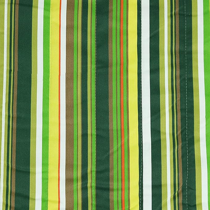 Sunnydaze Quilted Double Hammock with Stand for Outside - 400-Pound Capacity 2-Person Hammock with Stand - 15-Foot Stand - Melon Stripe