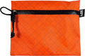DEFY Project ECOPAK™ Travel Pouch | Lightweight Nylon Organizer Pouch For Accessories | Premium Tech Wallet | Water Resistant Travel Organizer (Large Orange)